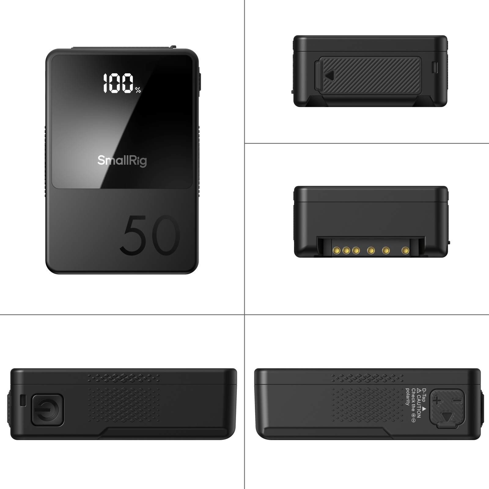 VB50 Mini V Mount Battery, 45W Fast Charge | SmallRig