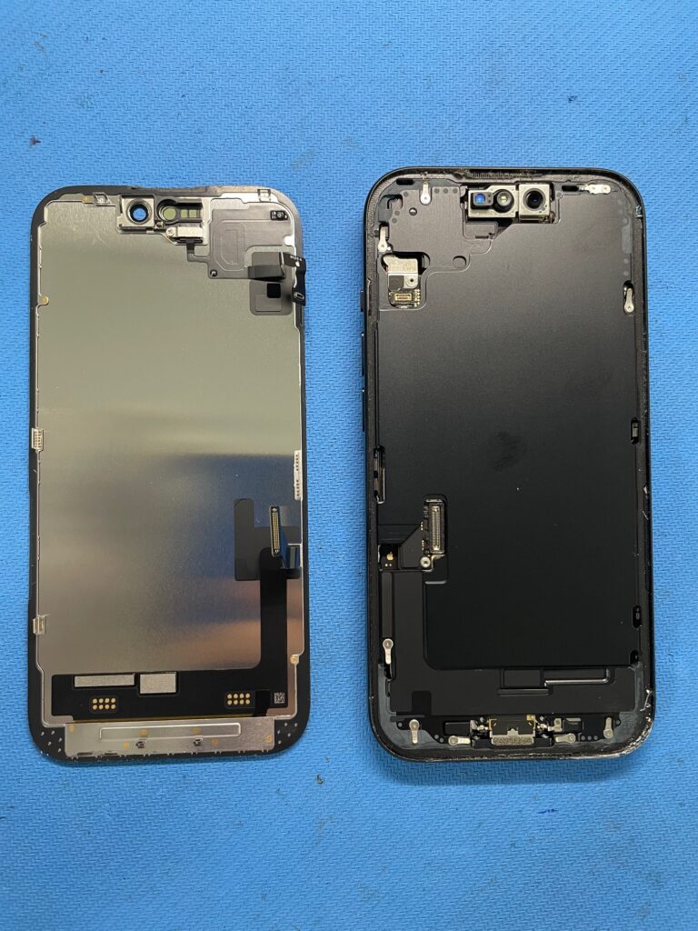 画面割れに伴う液晶破損～iPhone15～ – iPhone修理広島ならスマップル
