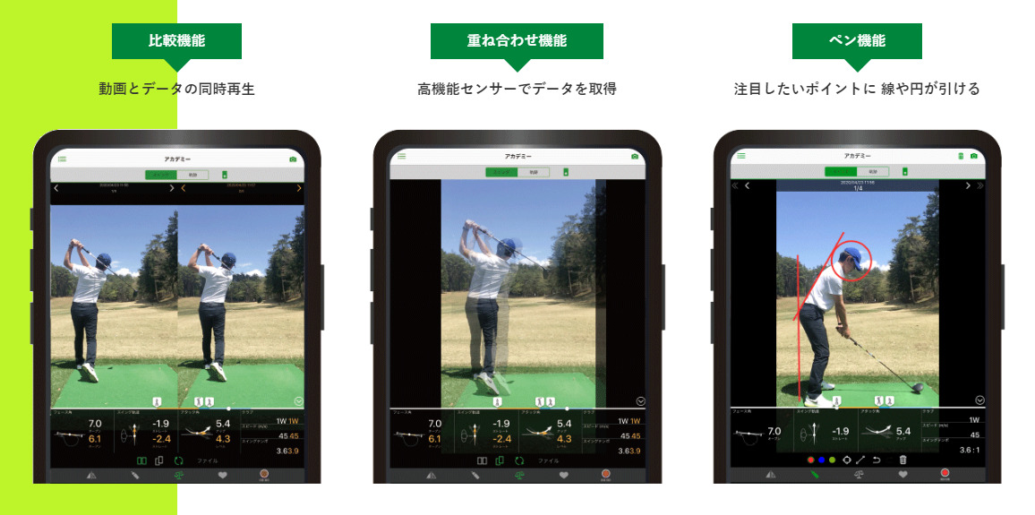 スマートゴルフセンサー徹底活用】1人でもできる！スイングデータを