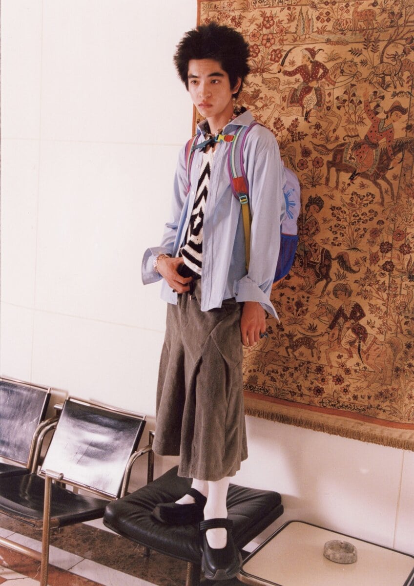 古着の「エルメス」ドレスシャツをストリートに着る！ “ちょい