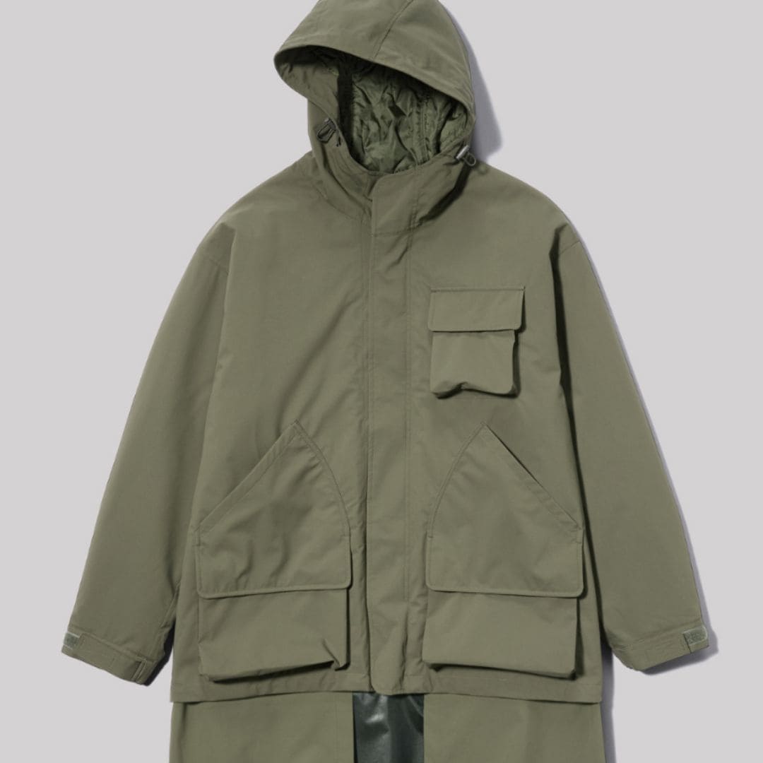 豪華2点セット】GU エンジニアドガーメンツパデッドシェルパーカ