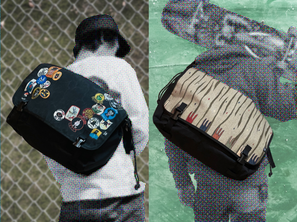 自分好みに着せ替えられるメッセンジャーバッグ！オンもオフも変幻自在