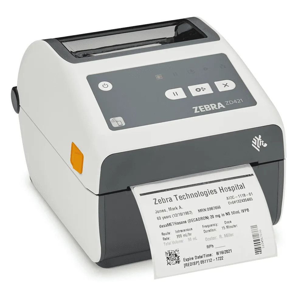 ZD421 HC 4インチ型 医療用 デスクトッププリンタ | ZEBRA ゼブラ