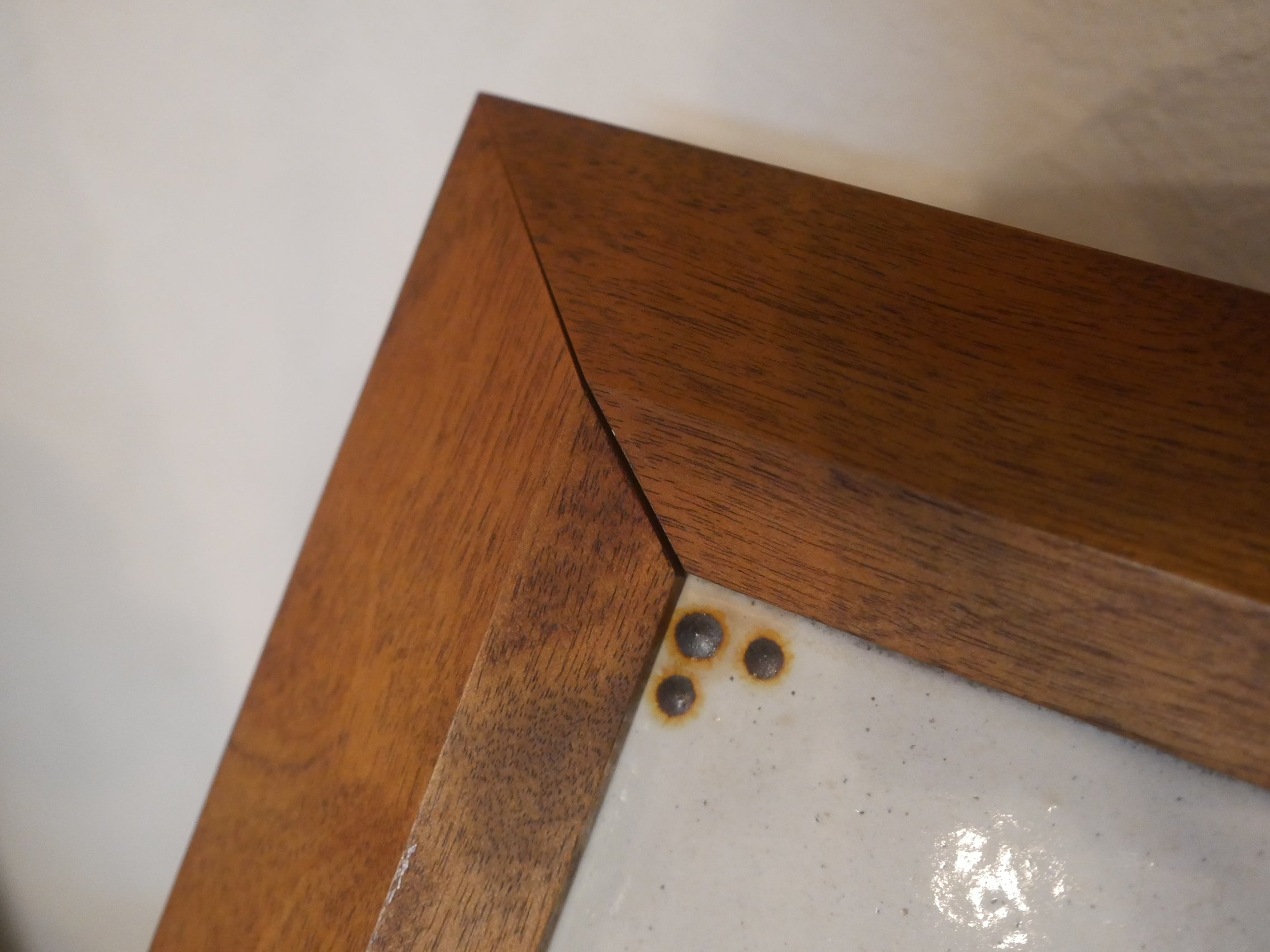 舩木研兒【タツノオトシゴ】スリップウェア 陶板 額入り フォーク