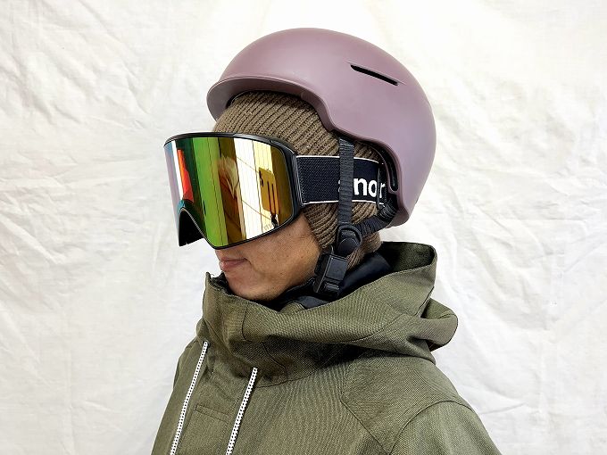 anonのヘルメットLOGANウェーブセルをレビュー!サイズ感や使い心地など