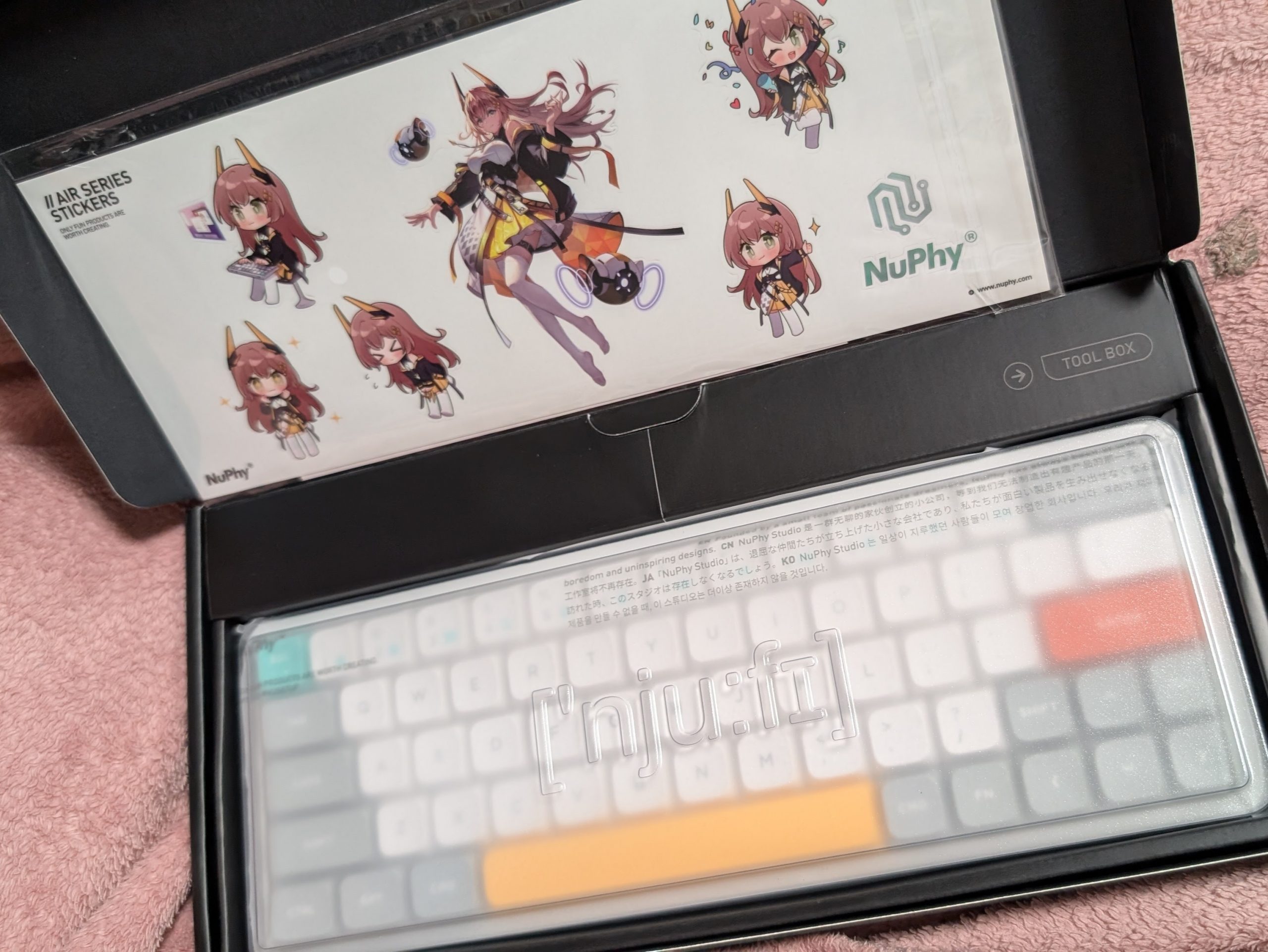 小さいキーボード Nuphy Air60 V2 でどこでも文章を書きたかった