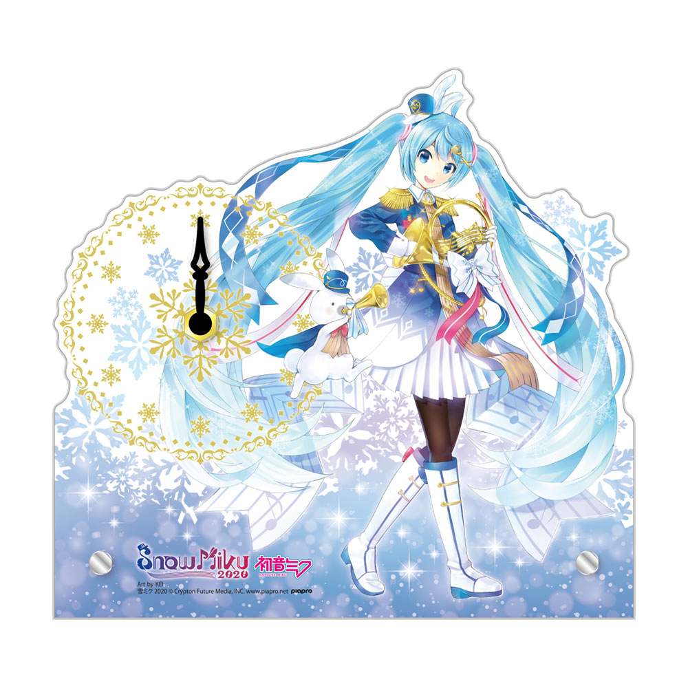 グッズ]SNOW MIKU 2020 アクリル時計 - SNOW MIKU 2020