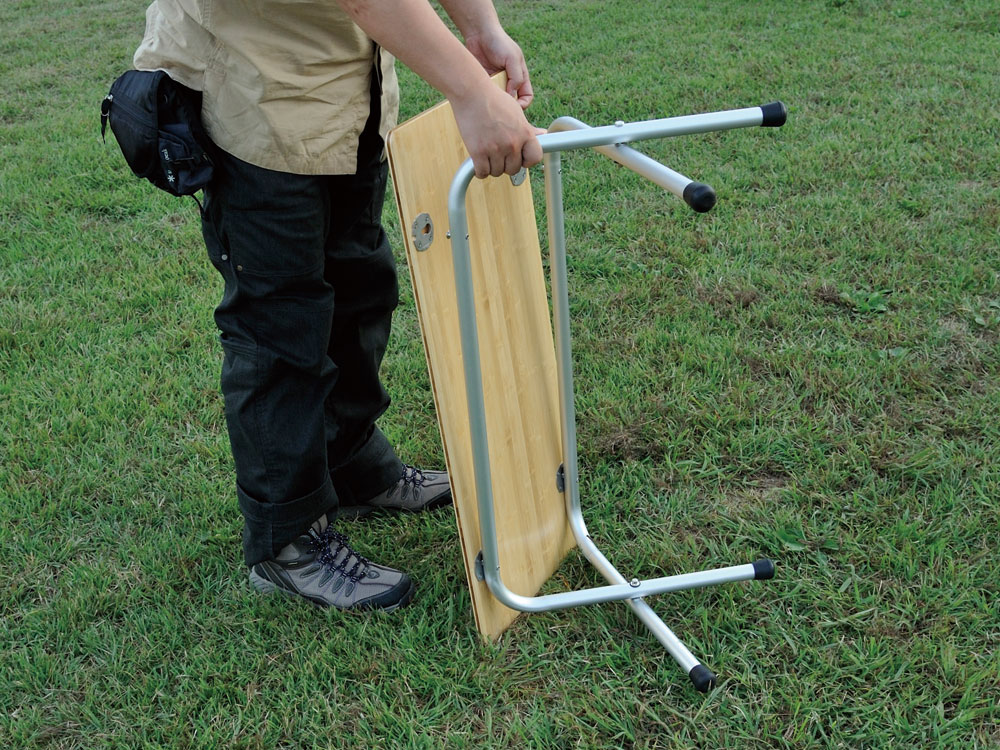 フォールディングシェルフ ロング竹| スノーピーク(Snow Peak)