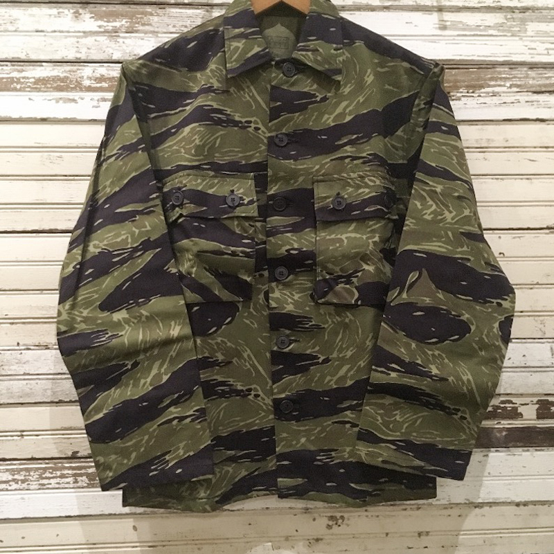 1960's US.ARMY Tiger Stripe Jacket Okinawa Made Deadstock（USED