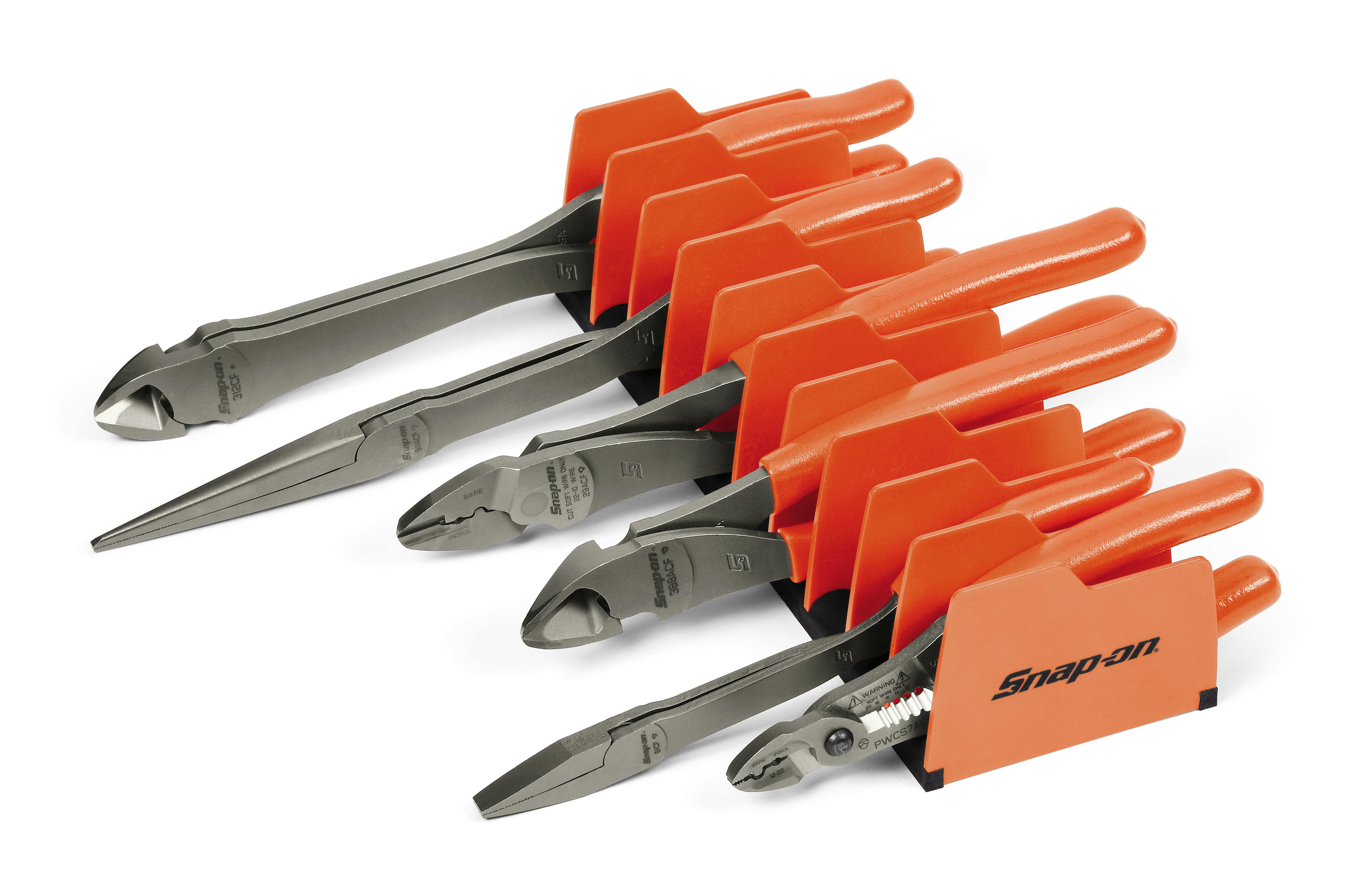 3 pc Pliers/Cutters Set (Orange) - Snap-on Industrial