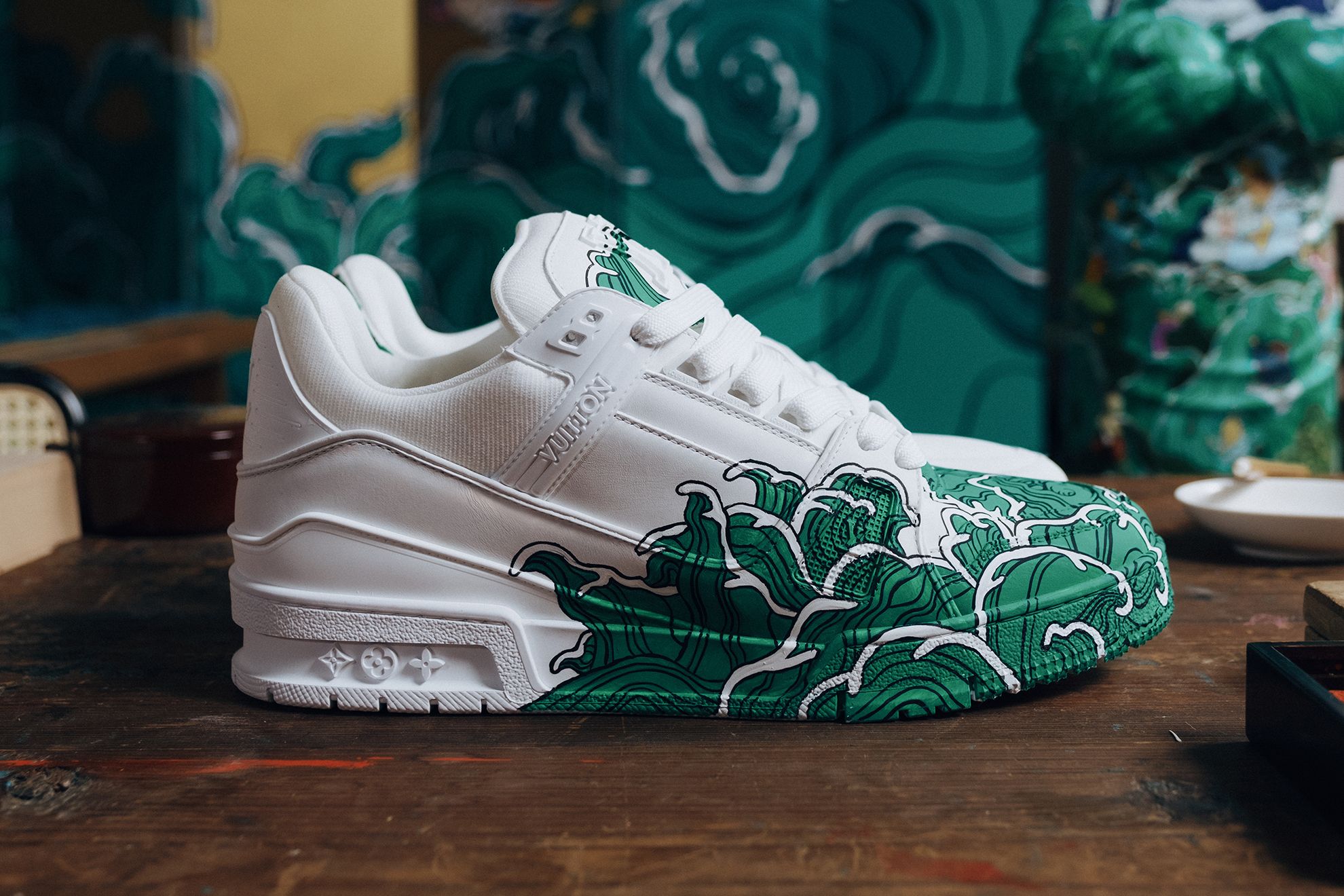 Louis Vuitton Unveils Their Next 'White Canvas: LV Trainer in