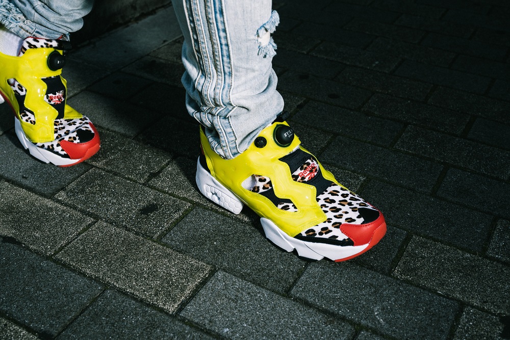 atmos × Reebok Instapump Fury “Citron Animal”】アトモス