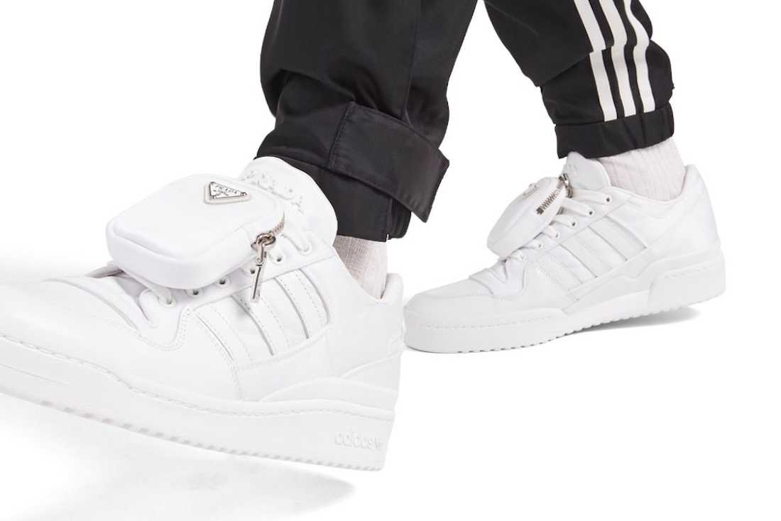 Release 1/13] Prada Re-Nylon × Adidas Originals Forum Low “White