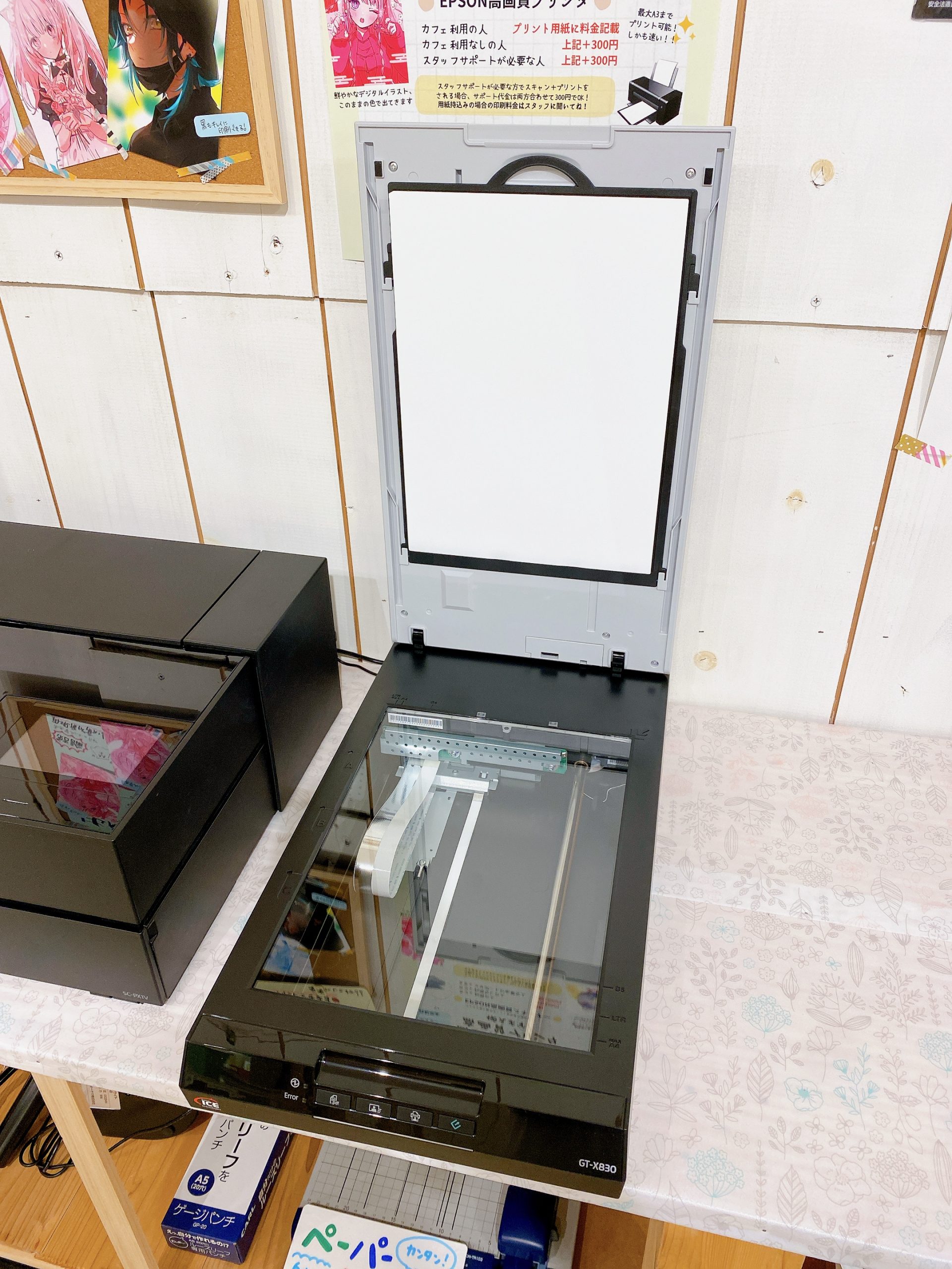 超高画質EPSONスキャナー（GT-X830）＆プリンタ（SC PX-1V）導入！創作