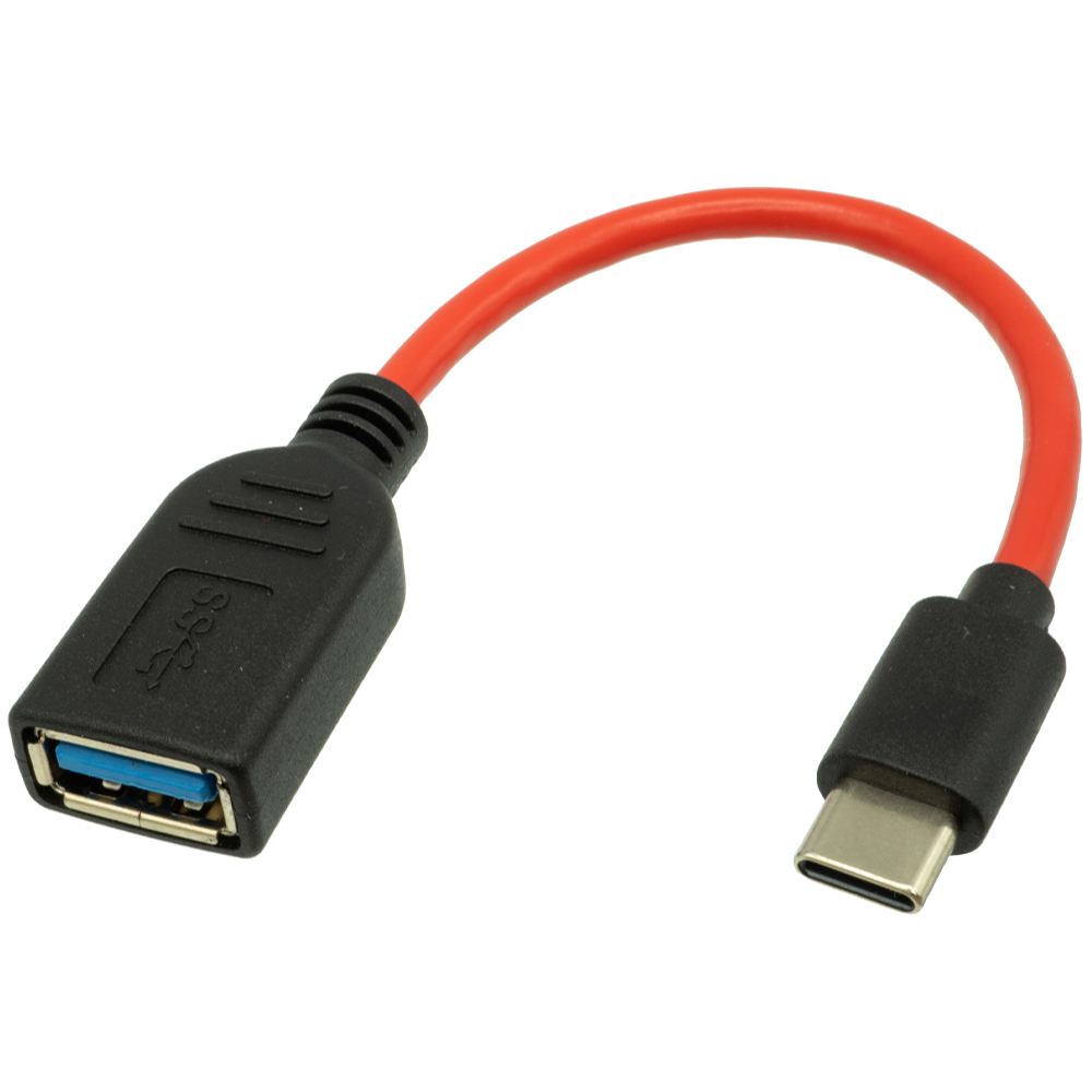 USB3.2対応 TYPE-A（メス）- Type-C（オス）OTG（変換）ケーブル 約
