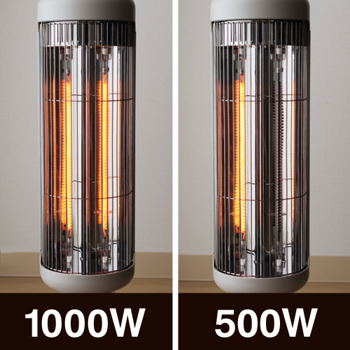 カーボンヒーター ±0 1000Wカーボンヒーター XHS-G410 電気ストーブ