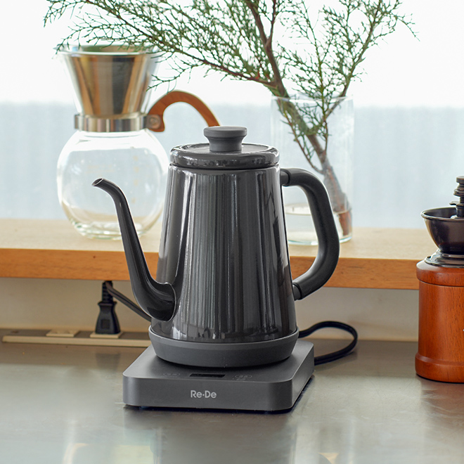 電気ケトル Re・De Kettle リデケトル 温度調節 1L RD-K002 保温