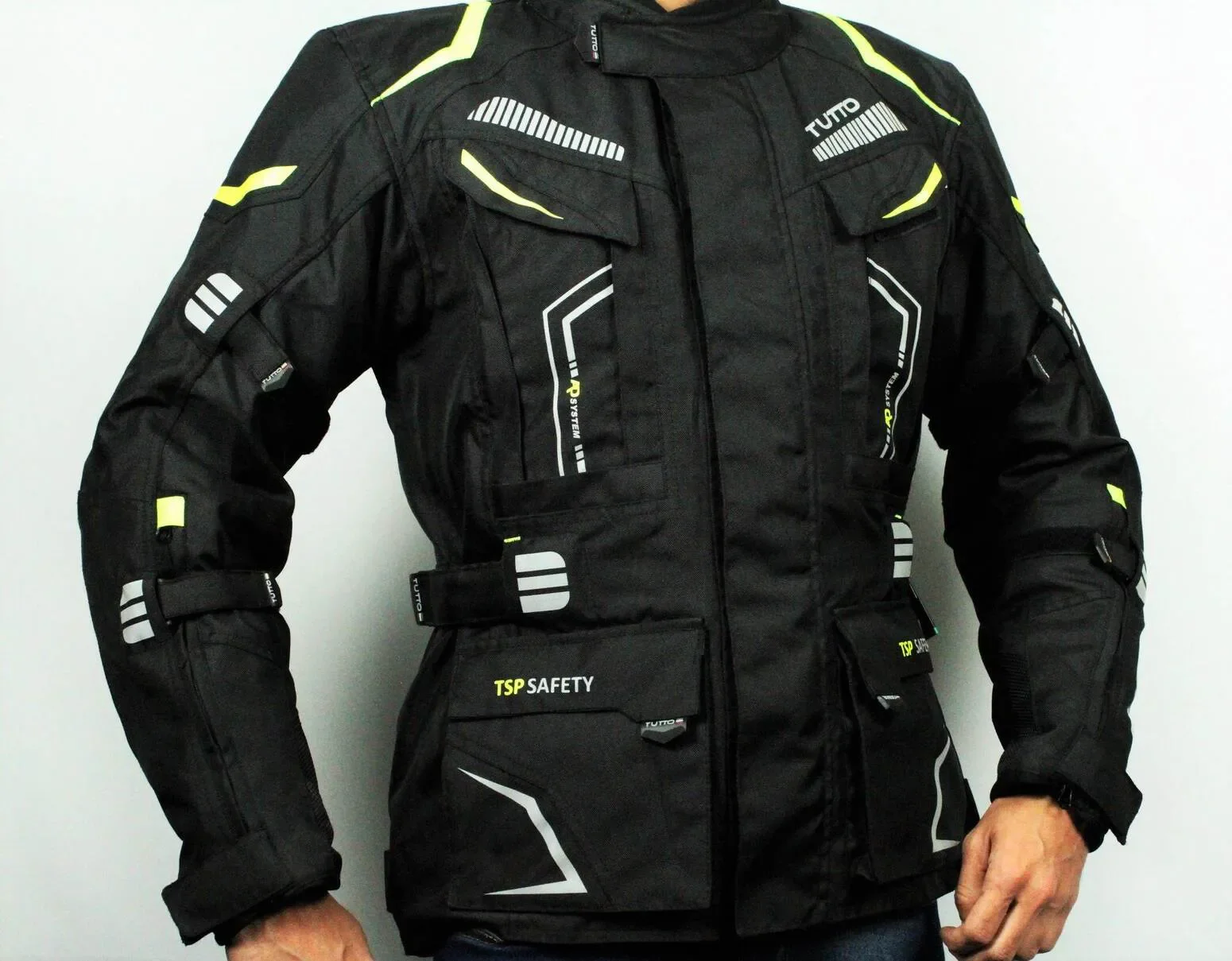 Jaqueta Tutto Moto Everest Parka Preto/Amarelo - Spinelli Motos