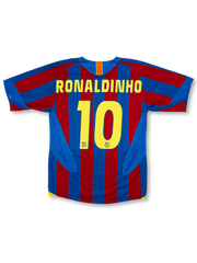2005-06 FCバルセロナ ホームユニフォーム ロナウジーニョ #10-KICKO