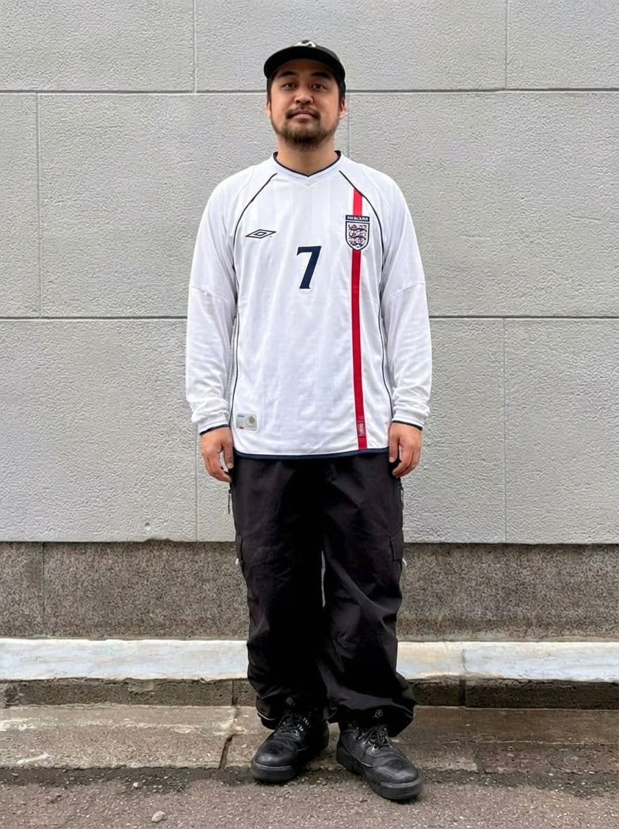 2002年 イングランド代表 ホーム デビッド・ベッカム 7番-KICKO – Kicko