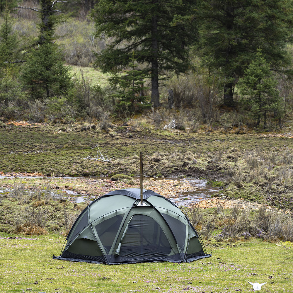 POMOLY 大型ドームテント | Dome X6 Pro ドーム型テント (Green) 4～6人用