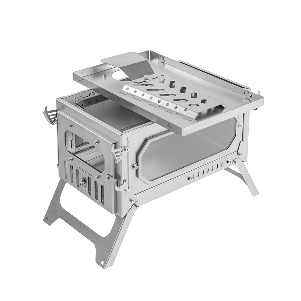 T-BRICK Mini | ポータブル式 チタンテントストーブ | ソロキャンプ用