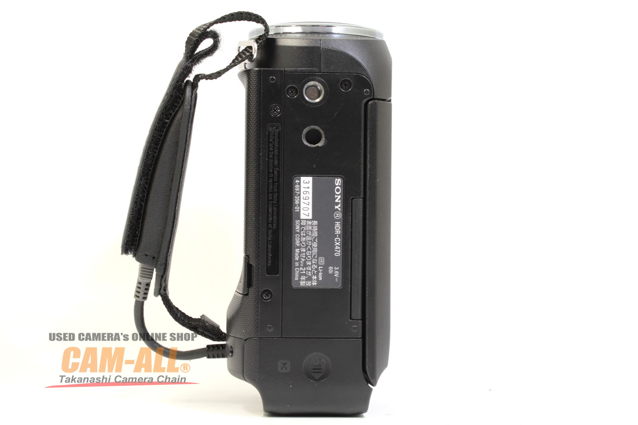 中古 ソニー ハンディカム HDR-CX470 程度：AB-(良品マイナス)