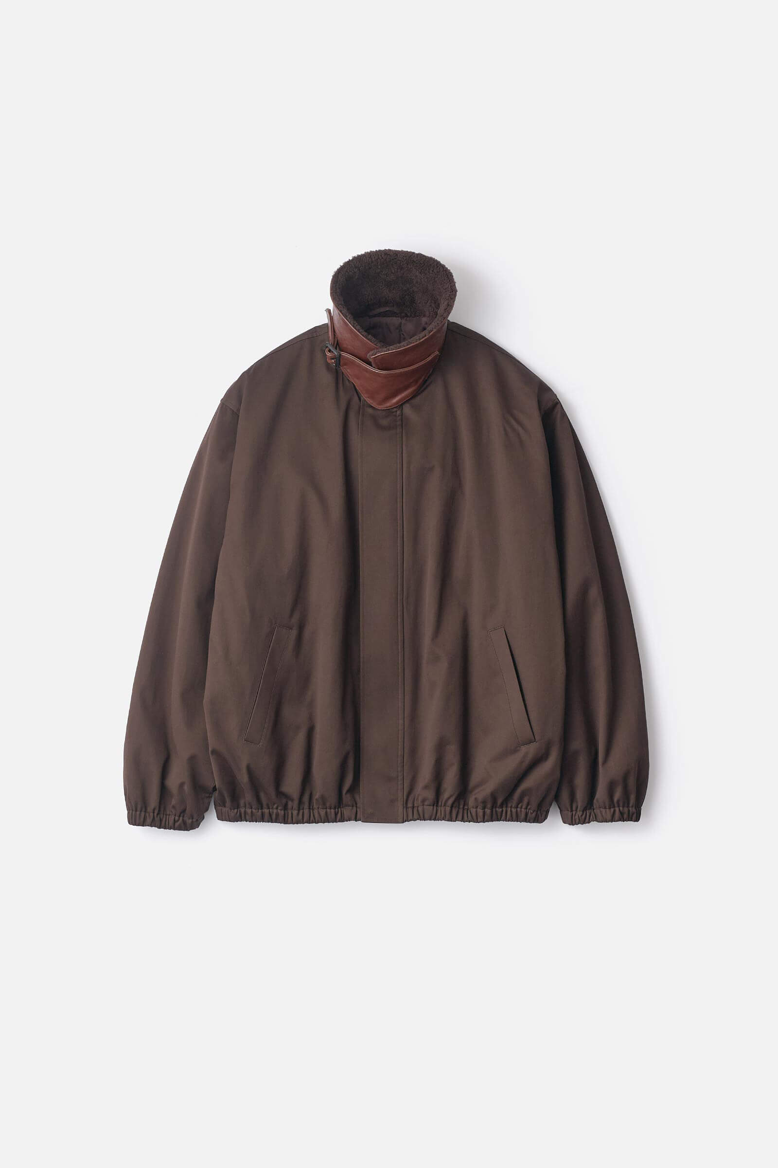 MOUTON COLLAR PADDED JACKET – ssstein