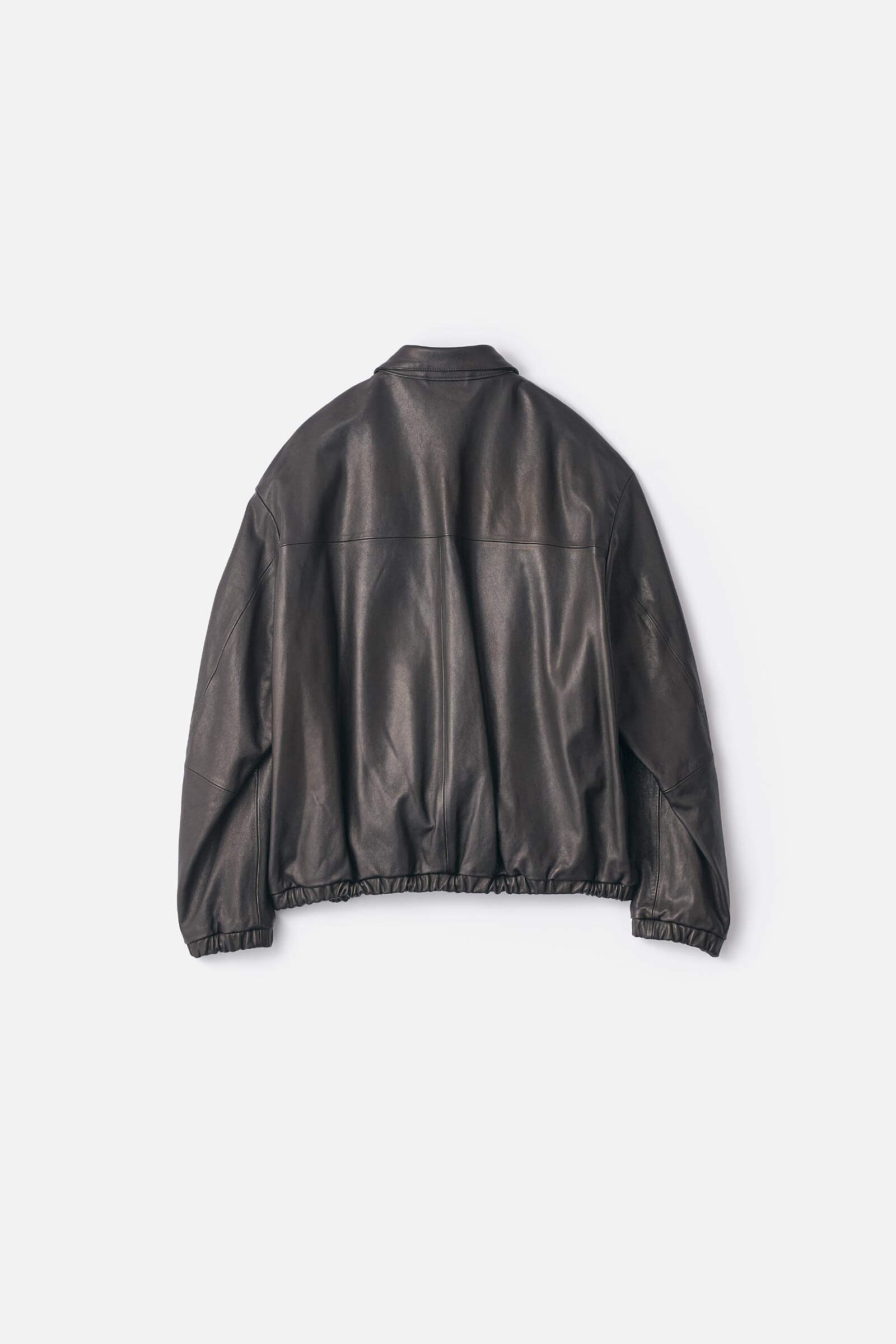 LAMBS LEATHER LIGHT ZIP JACKET – ssstein