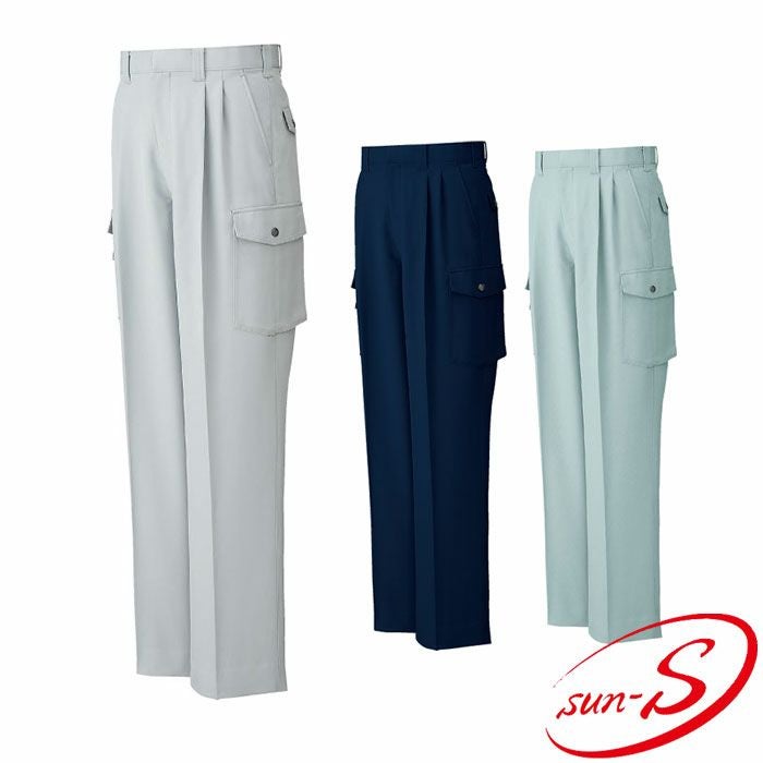 WA10665 ツータックカーゴパンツ SUN-S サンエス 春夏作業服 70～150cm