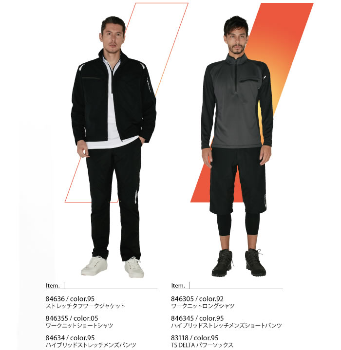84636 ストレッチタフワークジャケット TSDESIGN 藤和 作業服 秋冬
