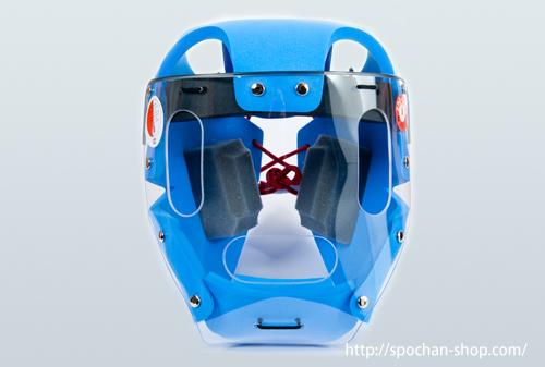 スポーツチャンバラ防具、新面(青)【在庫限り】 | スポチャンSHOP