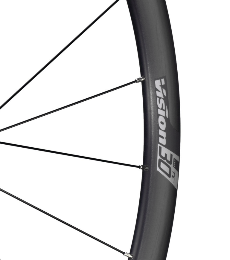 Vision Team 30 TC Thru Axle Disc Wheelset - Shimano HG - 6 Bolt