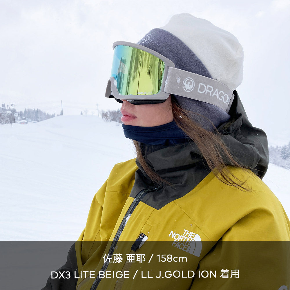 スノーボード ゴーグル ドラゴン DRAGON DX3 LITE DESERT TAN / LL J