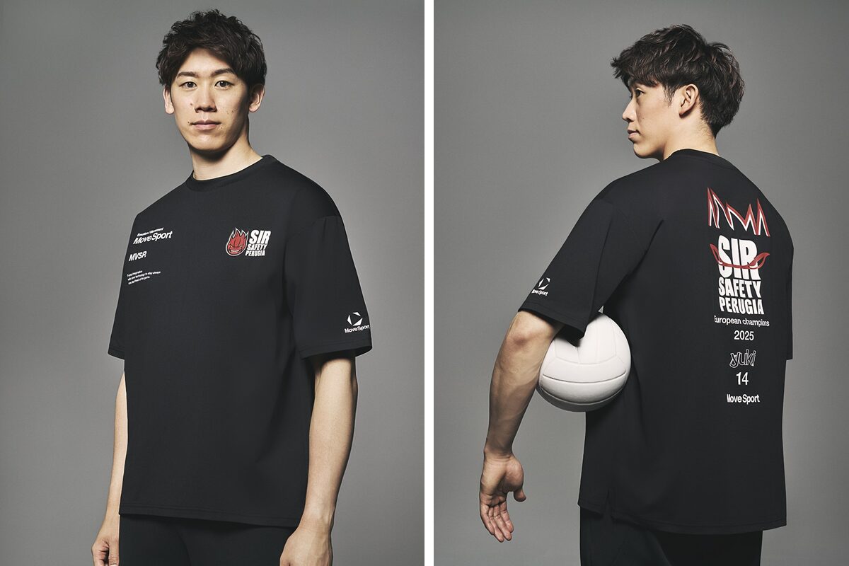 デサントが石川祐希選手が所属するシル・サフェーティ・ペルージャ来日