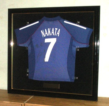 中田英寿日本代表ユニフォーム額装