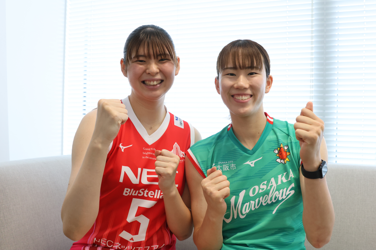 山田二千華×林琴奈】新チーム名で「SVリーグ初代女王」を狙う同級生