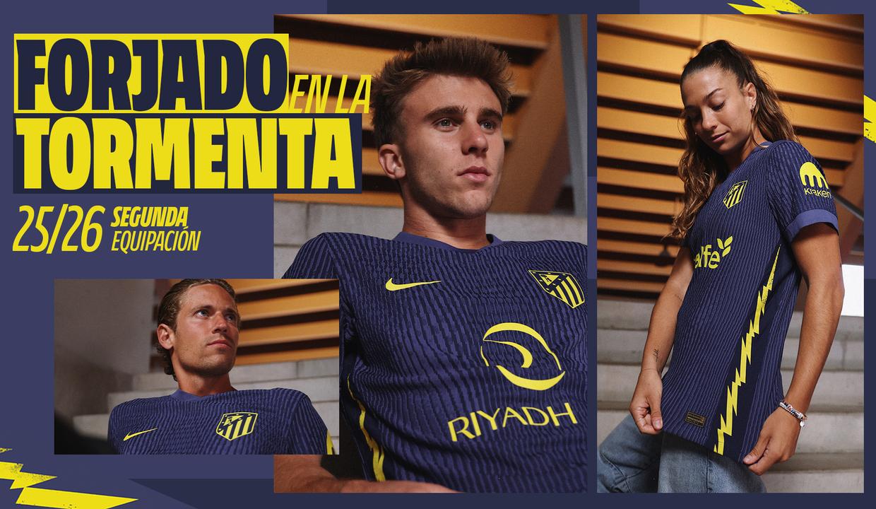 アトレティコの2025/26シーズンアウェイユニフォームが登場