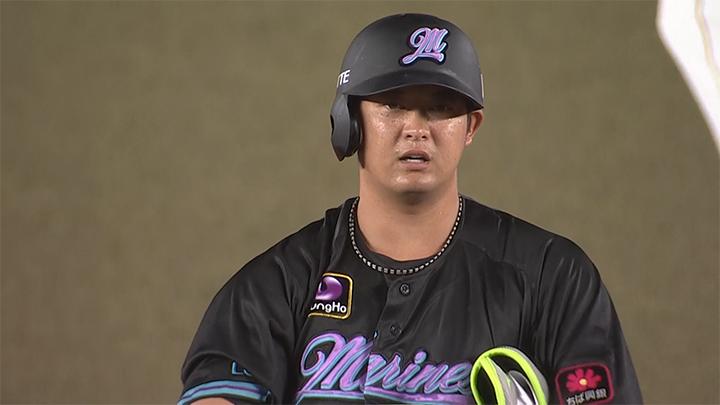 佐藤都志也が一軍復帰 途中出場ながらも2安打2打点 - スポーツナビ