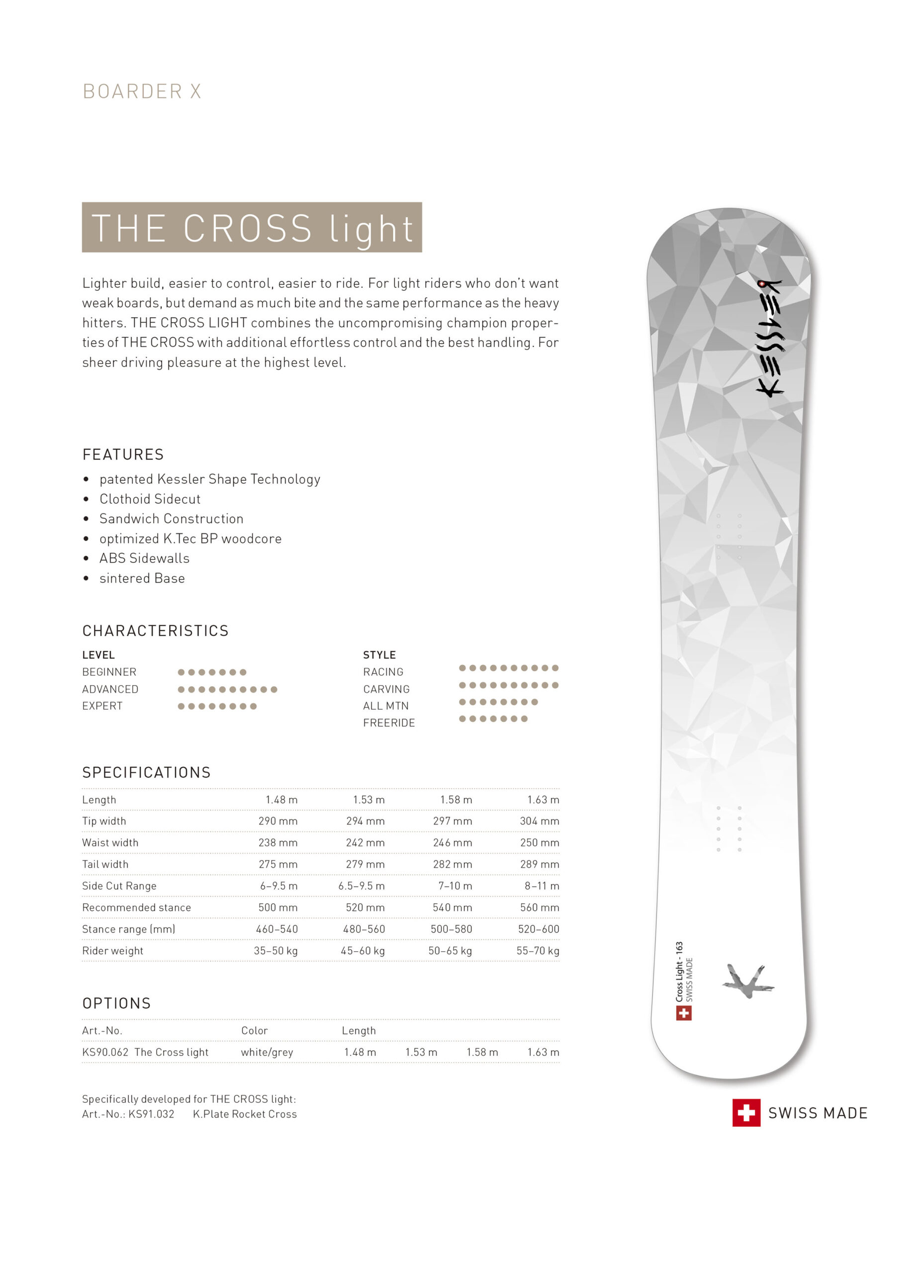 公式】Kessler (ケスラー) The Cross Light - | Kessler SPORTS-W