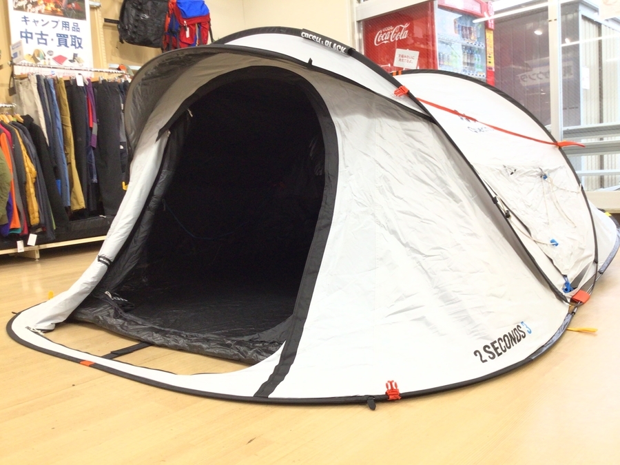 初心者必見！設営2秒！？Quechua(ケシュア)のポップアップテントをご