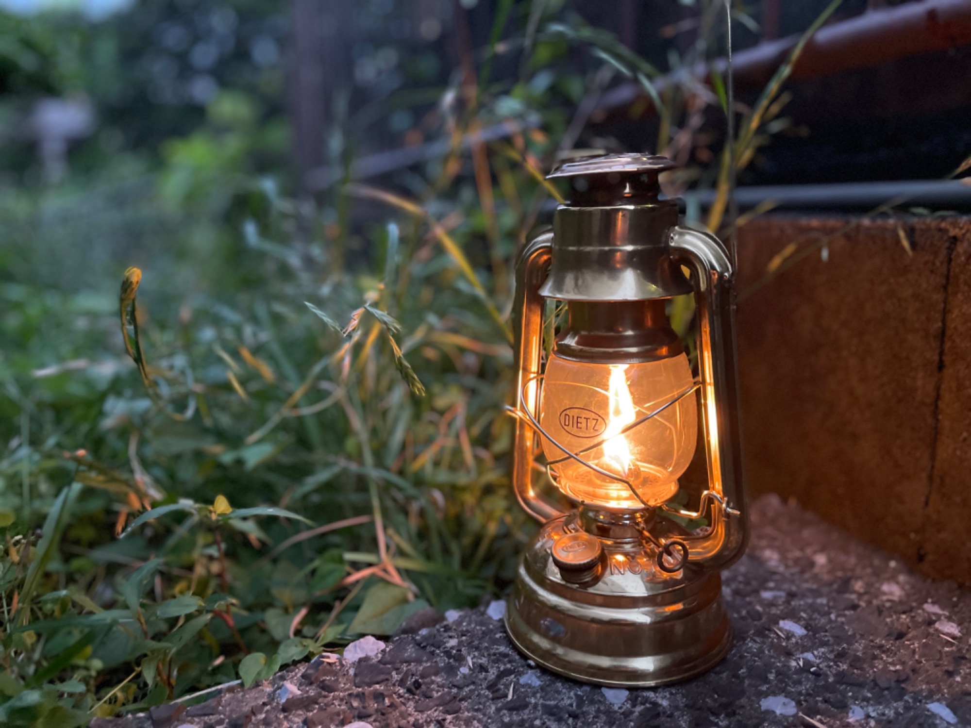 メッキじゃなく総真鍮！デイツのハリケーンランタン【No.78】[2024.05