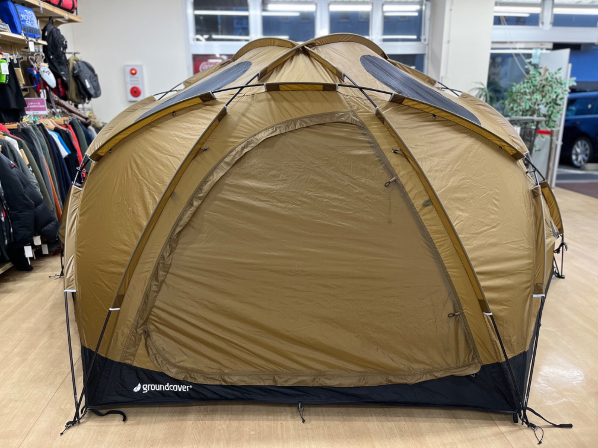 まさに半球型どんぐりハウス！【ground cover ACORN HOUSE3.45