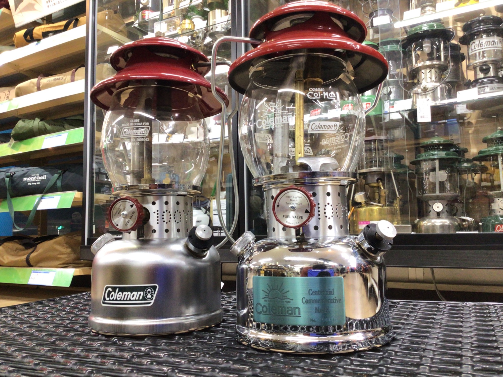 コールマン100周年記念のセンテニアルランタン！モデル違いでご紹介