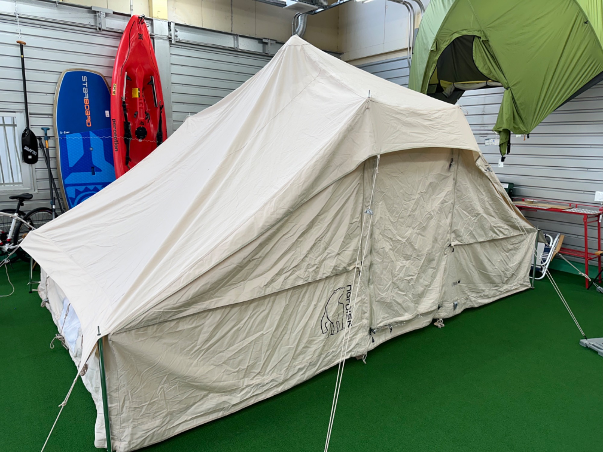 週末設営情報!!】ノルディスクのウトガルド13.2を展示中！[2023.11.10