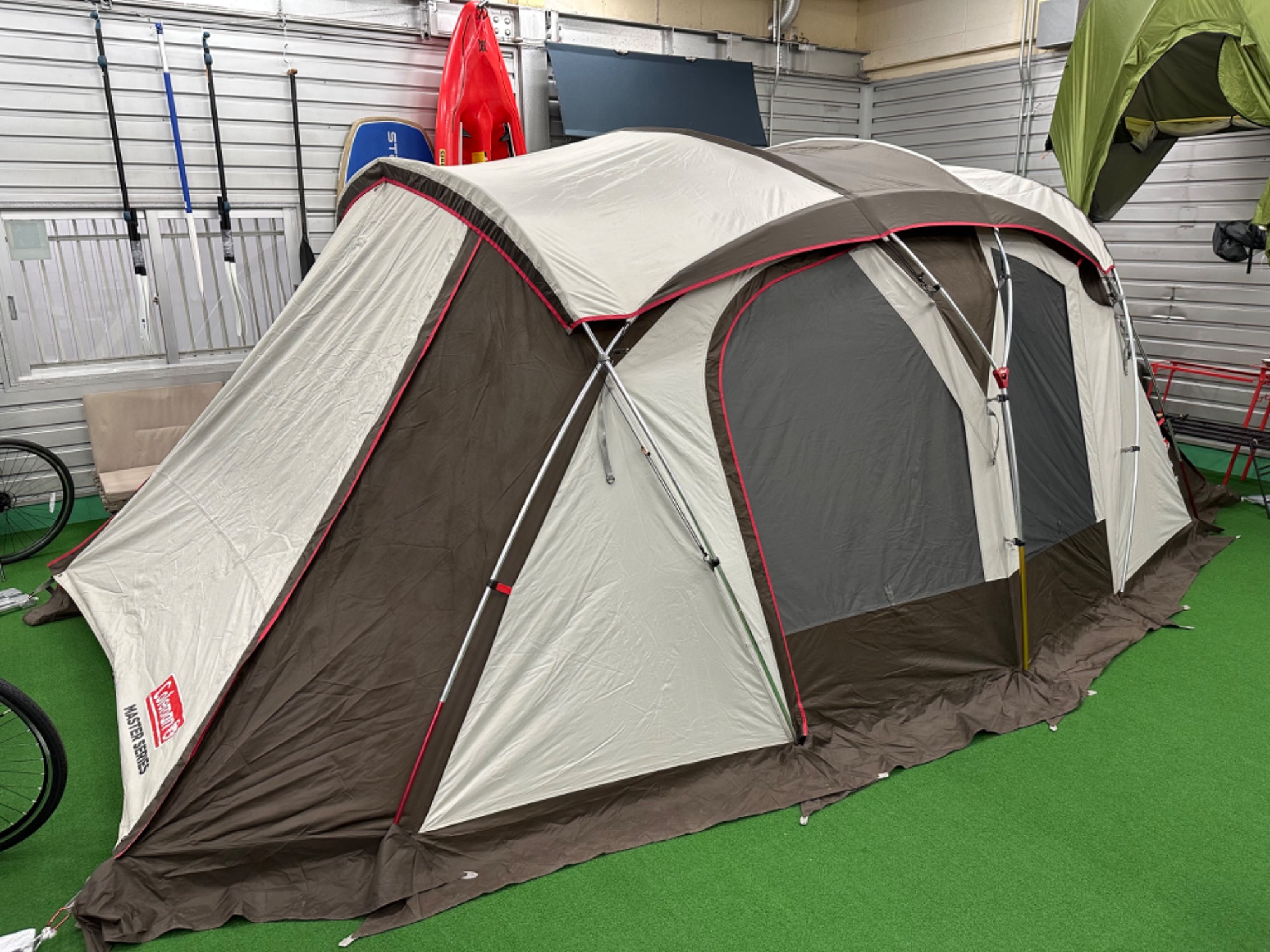 週末設営情報!!】コールマンの4Sワイド2ルームカーブを展示中