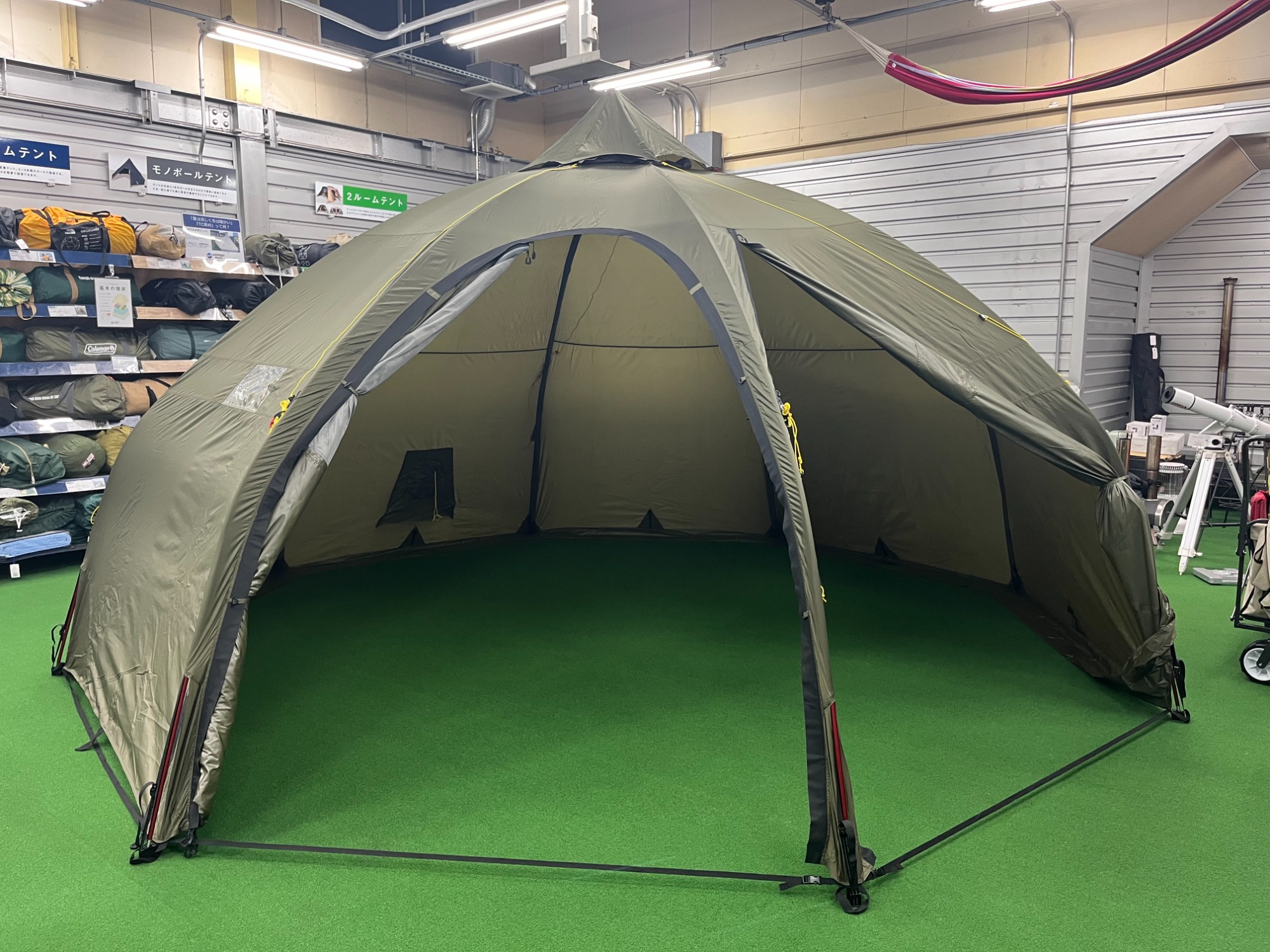 広々使える快適シェルター！ヘルスポートのバランゲルドームをご紹介