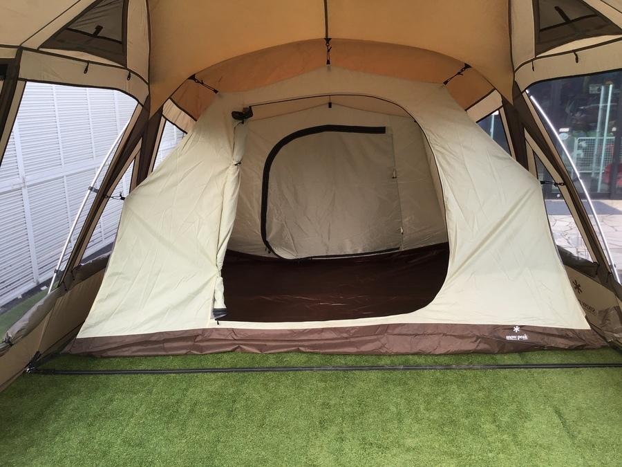 年中使える全天候型シェルターテント！snow peak(スノーピーク