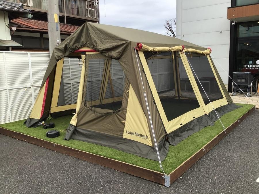 巨大シェルター登場！！OGAWA CAMPAL(オガワキャンパル） ロッジ