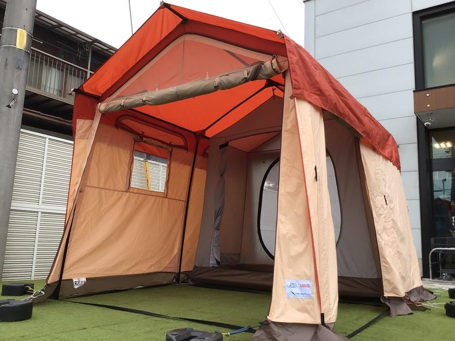 自分だけの秘密基地！テンマクのさくぽんさん監修ガレージテント